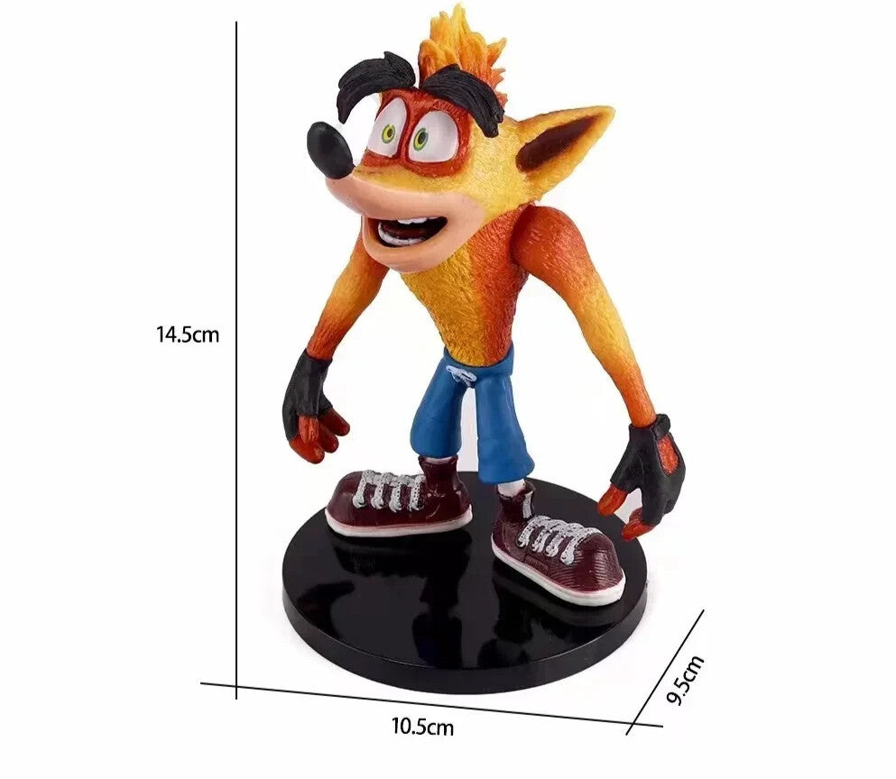 Crash Bandicoot 14,5 CM Action figure , Decorazione, Auto, Casa, 🚛SPED.GRATUITA