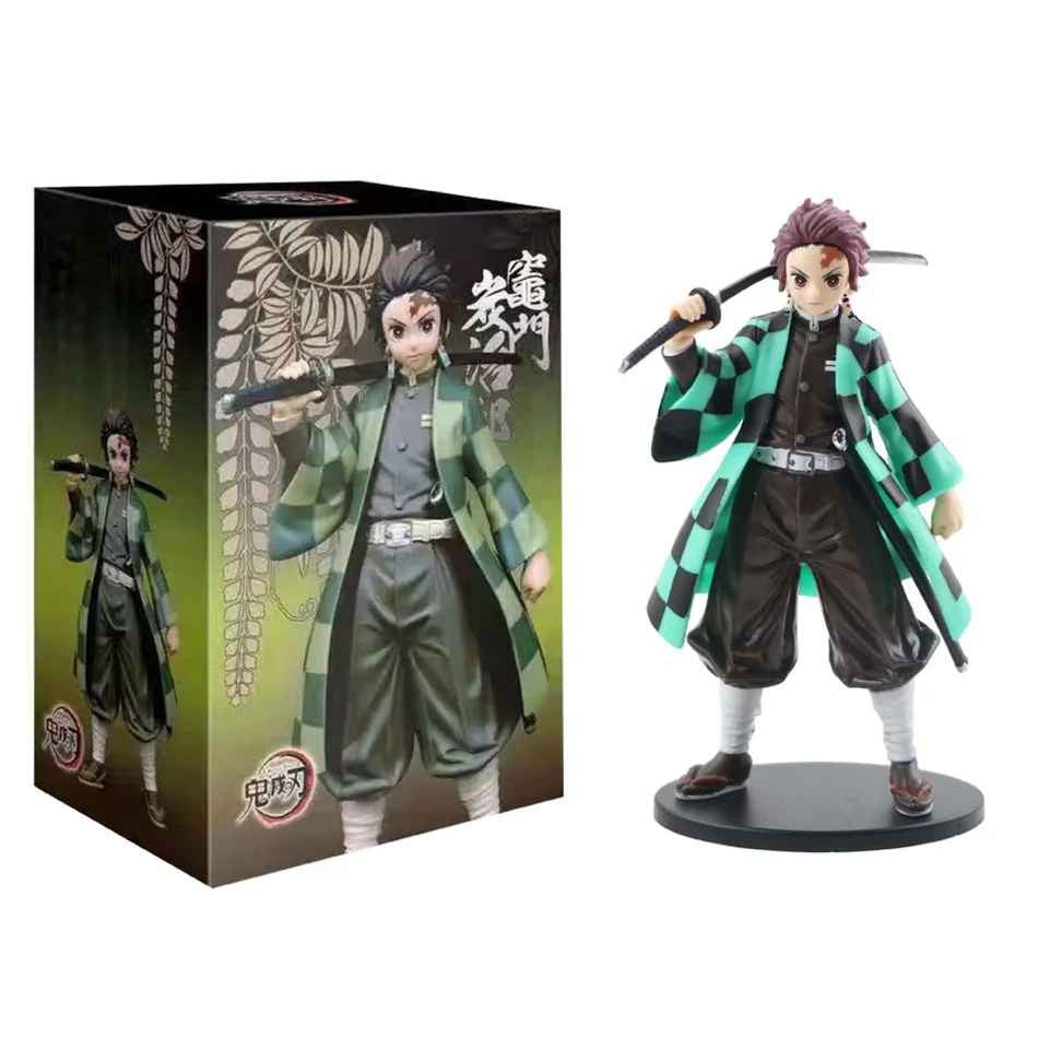 ✅Demon Slayer Tanjiro Kamado Anime 16CM Kimetsu no Yaiba  Action Figure PVC