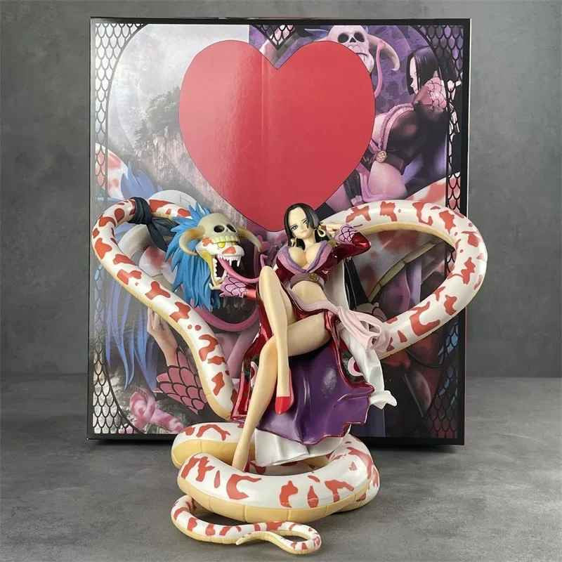 👑 Boa Hancock 🔥 Figura One Piece con Serpenti • Qiwuhai Seduta CON SCATOLA