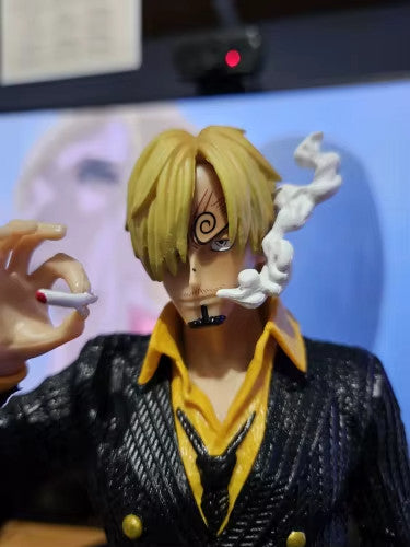 ✅ 32cm One Piece Vinsmoke Sanji Anime Action Figure PVC 🚛 SPED.GRATUITA