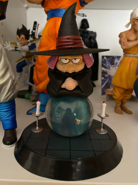 🔮 Uranai Baba Dragon Ball • Figura 16cm in PVC da Collezione Con Illuminazione