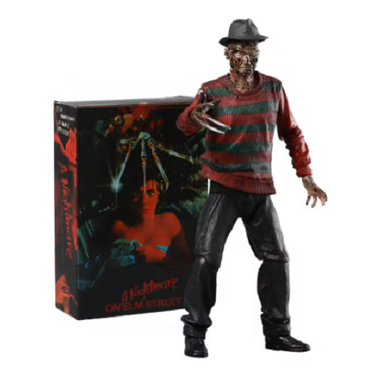 NECA Nightmare Freddy Krueger 18CM PVC Action Figure CON SCATOLA + SPED GRATUITA
