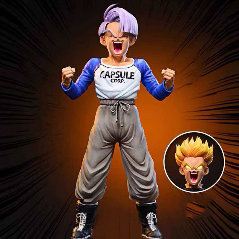 TRUNKS 24 CM SUPER SAYAN ACTION FIGURE DRAGON BALL Z Con Scatola Original