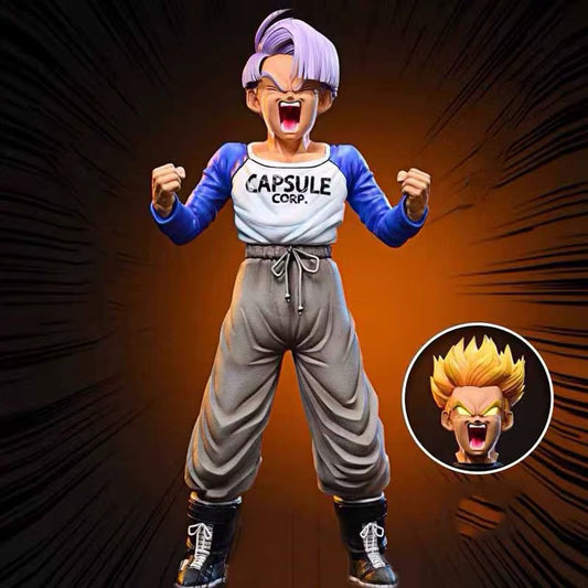 TRUNKS 24 CM SUPER SAYAN ACTION FIGURE DRAGON BALL Z Con Scatola Original