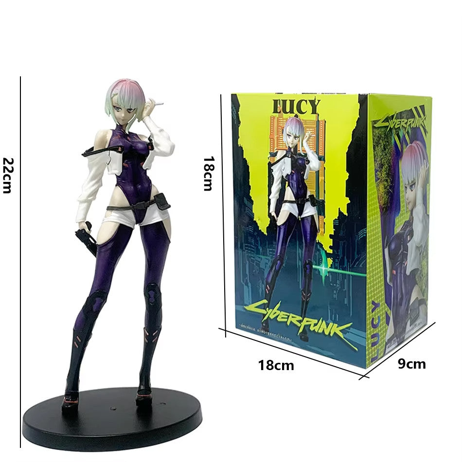 Hot CyberpunK edgerunners Anime Figure #2077 Super Hacker Edge Walker Lucy