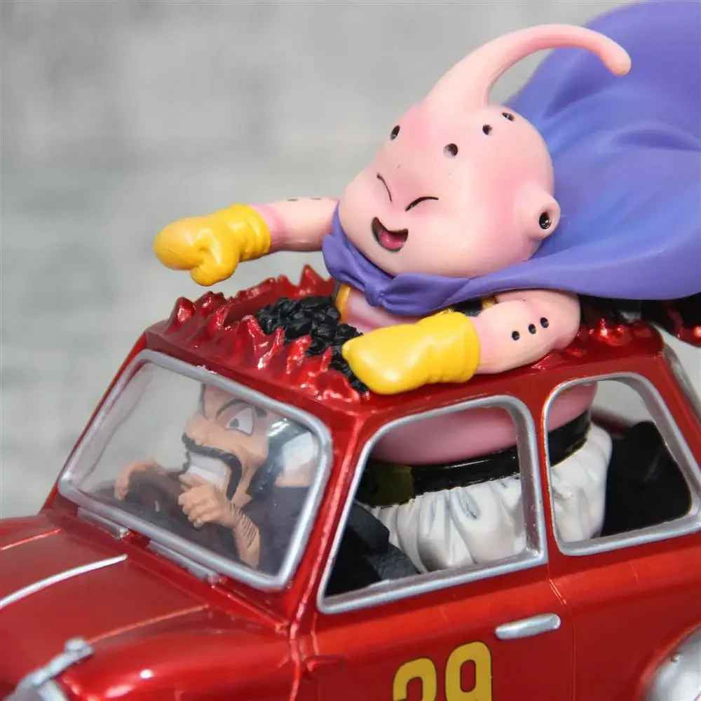 🚗 Majin Buu & Mr. Satan in Auto – Dragon Ball Z Figura 12cm 🎉