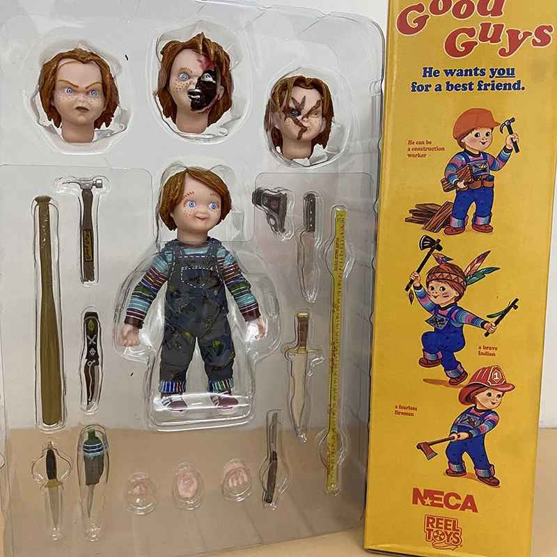 CHUCKY ULTIMATE✅ ACTION FIGURE NECA 10CM CON 🎀SCATOLA ORIGINALE + SPED GRATUITA