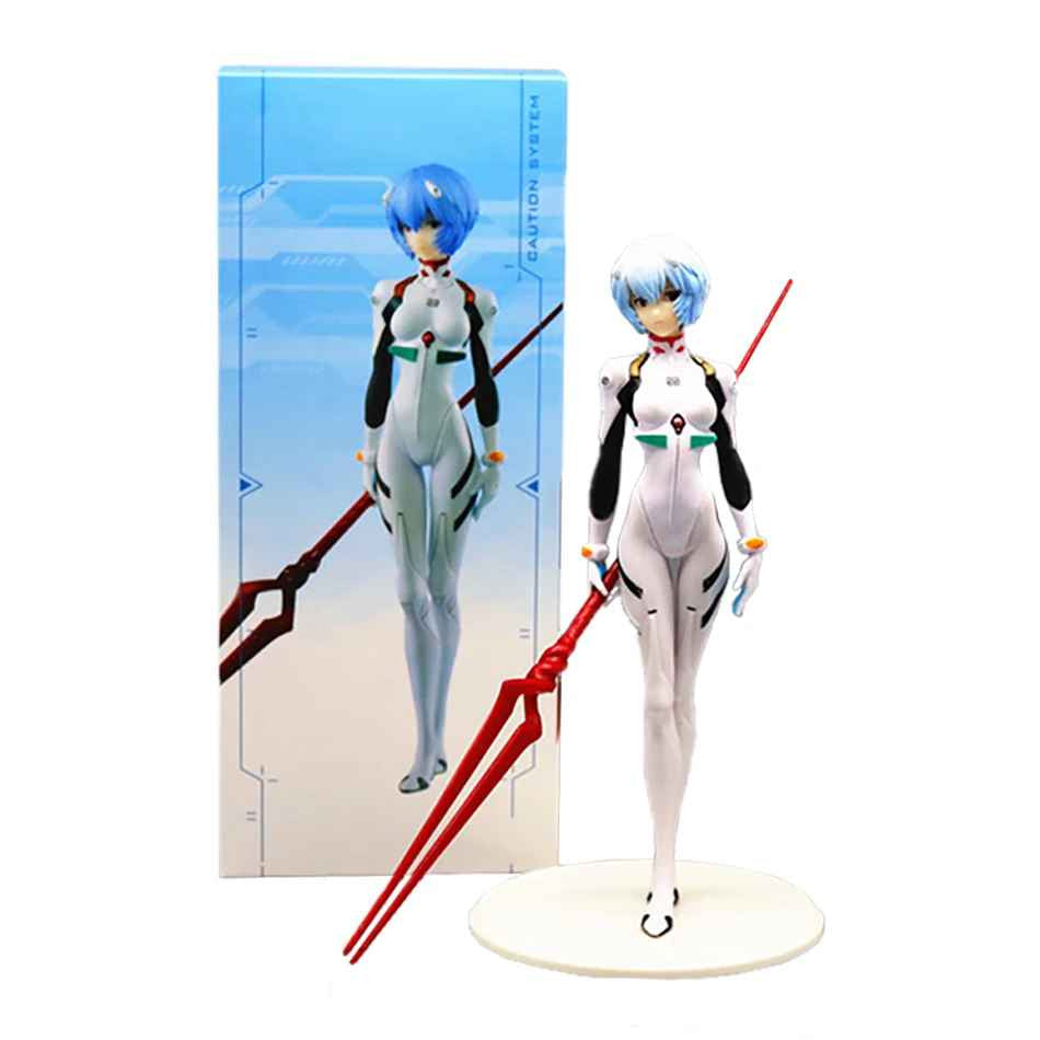 ✅ Rei Ayanami Neon Genesis Evangelion PVC Anime Figure CON SCATOLA SPED.GRATUITA