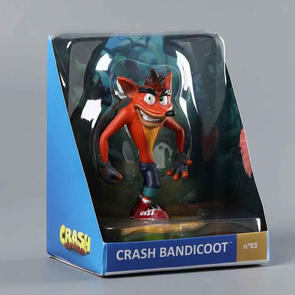 ✅Crash Bandicoot Coco No. 03. Totaku Action Figure Con Scatola