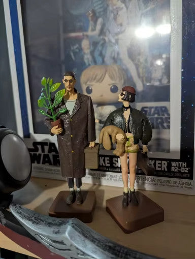 Leon  e Mathilda PVC Action Figure CON SCATOLA ✅ 16cm e 14cm SPED GRATUITA
