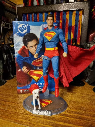19 cm Fondjoy David Corenswet Superman Action Figure PVC ✅CON SCATOLA