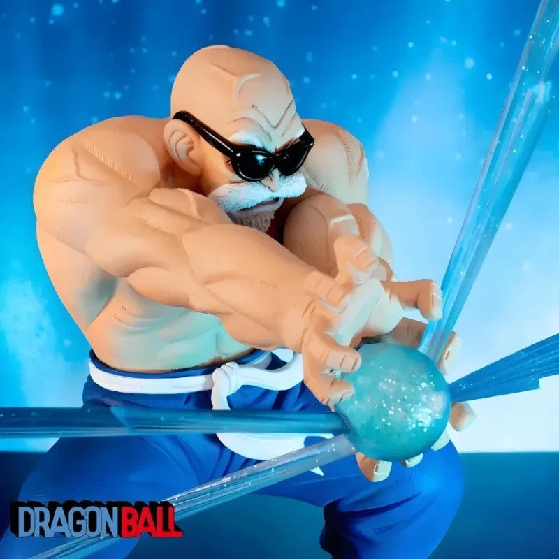 Action Figure Dragon Ball Z Muten Roshi 15CM Kamehameha, Statua Anime in PVC🐢⚡