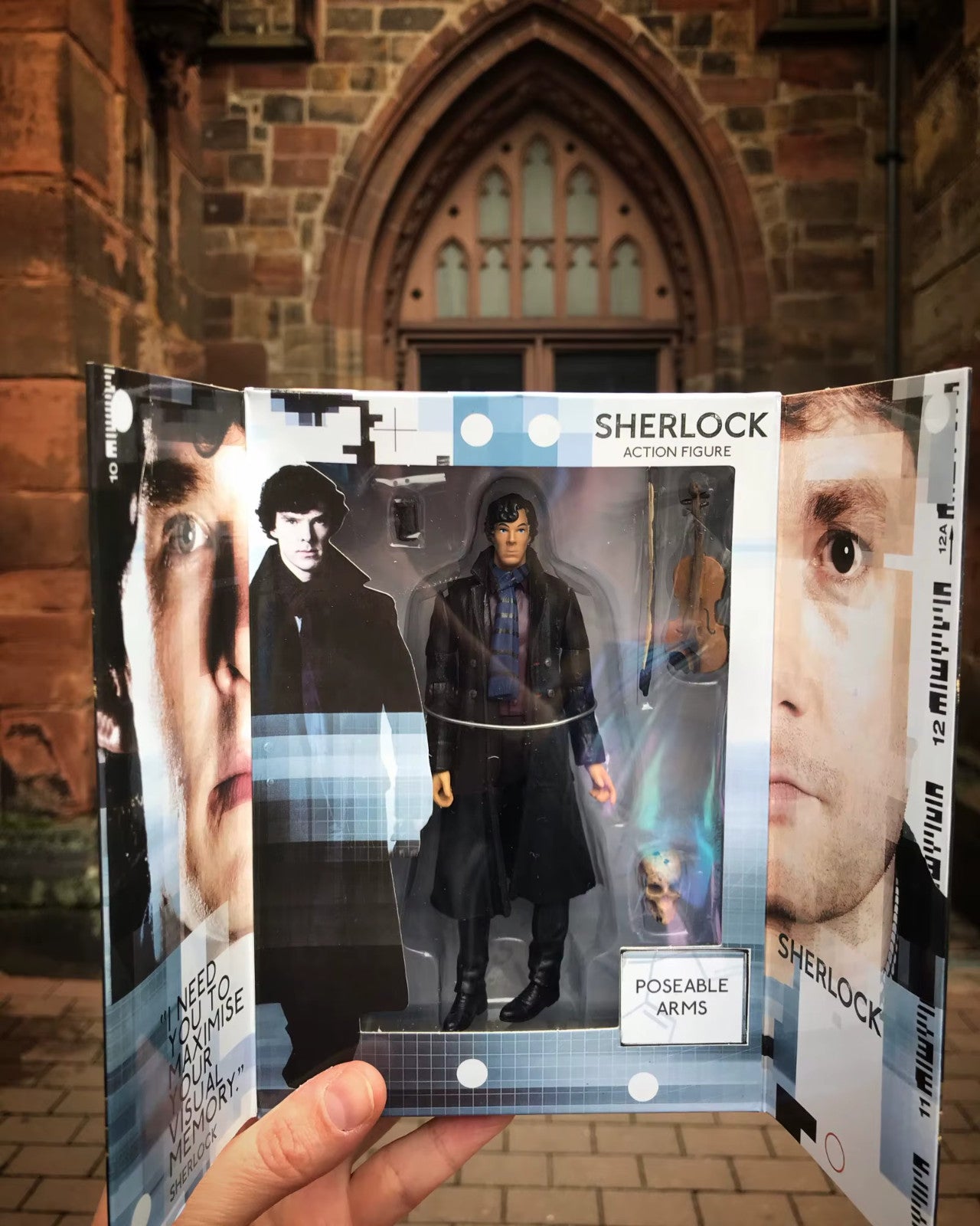 SHERLOCK HOLMES ACTION FIGURE 22 DETECTIVE ✅CON SCATOLA COME IN FOTO