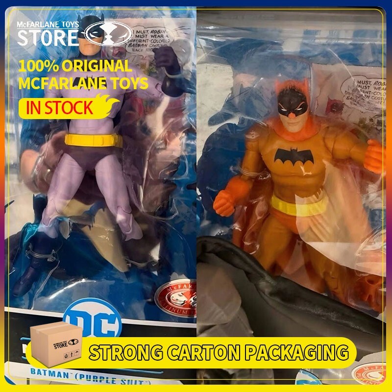 🦇 Batman DC Multiverse McFarlane Action Figure Purple & Orange Suit 18cm