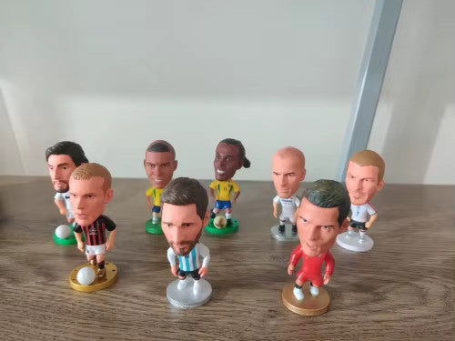 Mondiali 2002 Brasile,Argentina,Croazia,Ronaldo,Messi Action Figure  6.5cm