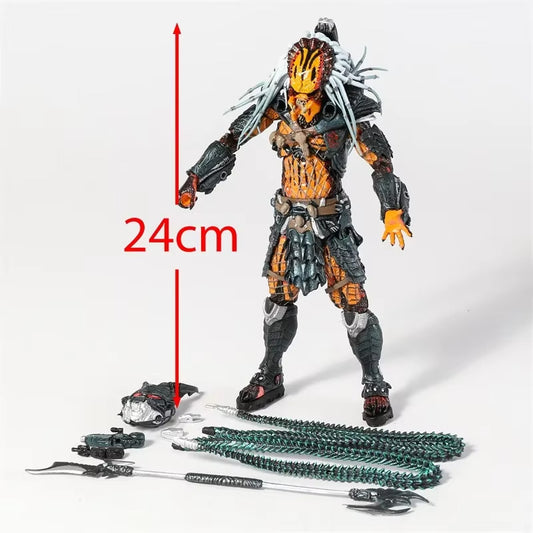 NECA 24CM Predator ULTIMATE CLAN LEADER 7" Action Figure 1:12 🚛SPED.GRATUITA