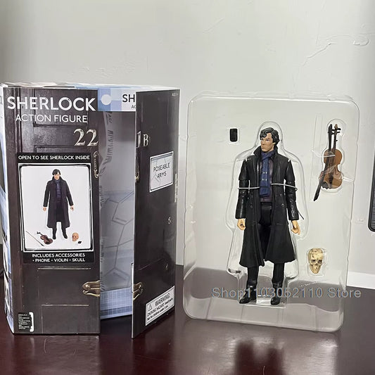 SHERLOCK HOLMES ACTION FIGURE 22 DETECTIVE ✅CON SCATOLA COME IN FOTO