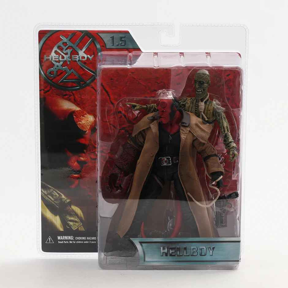 Hellboy Mezco Toys ✅Action Figure 18 CM Con Scatola ORIGINALE+SPED GRATUITA