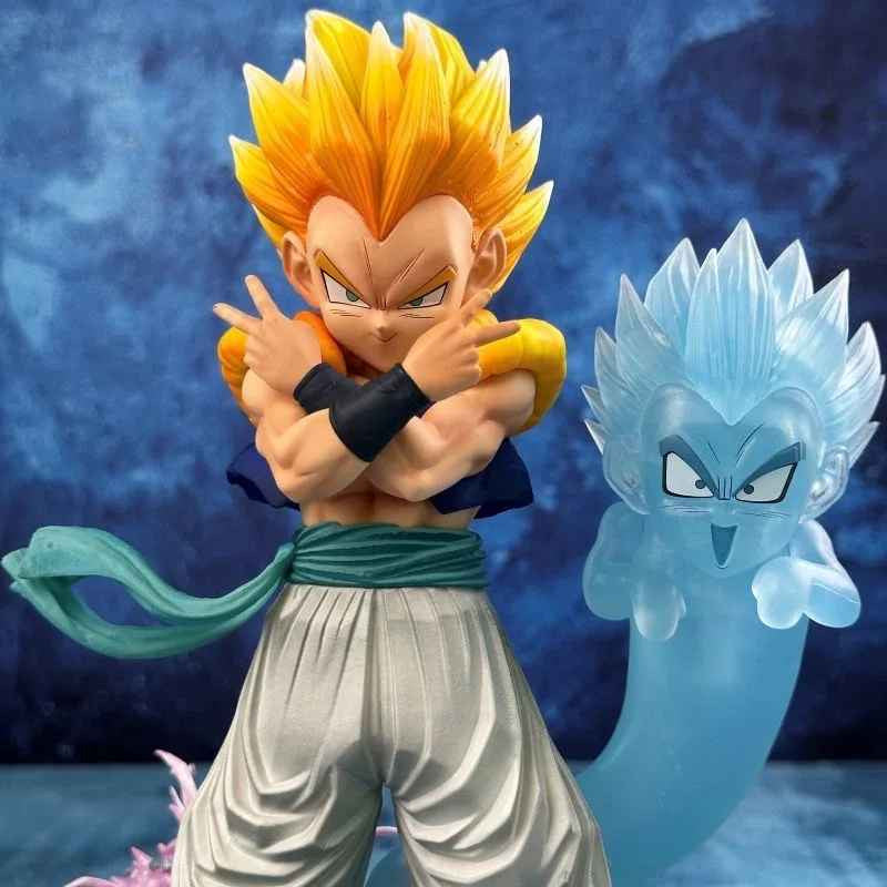 🔥 Dragon Ball Z Gotenks SSJ3 Figure 25cm – Super Saiyan Action! 🟡