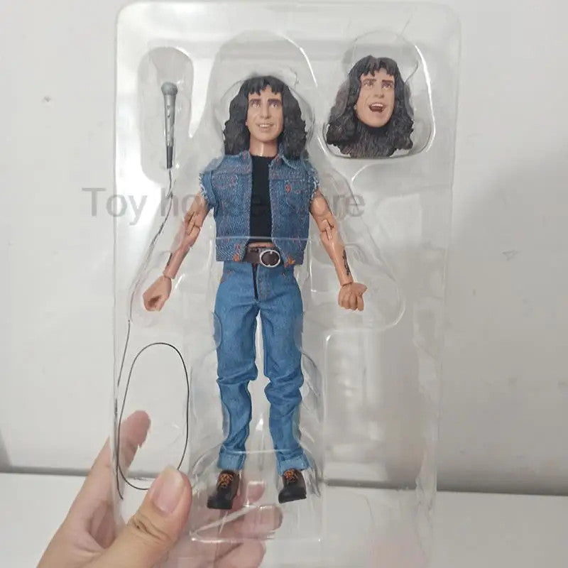 Action Figure Angus Young & Bon Scott AC/DC 🎸 | Modelli da Collezione 18 cm