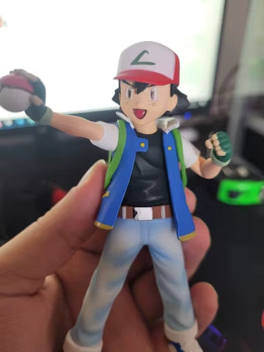 13 cm Anime Pokemen Ash Ketchum Action Figure da Collezione✅