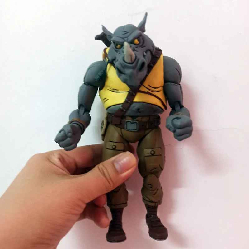 🐢 Neca Tartarughe Ninja 18cm Set Shredder Michelangelo Bebop Rocksteady Figure