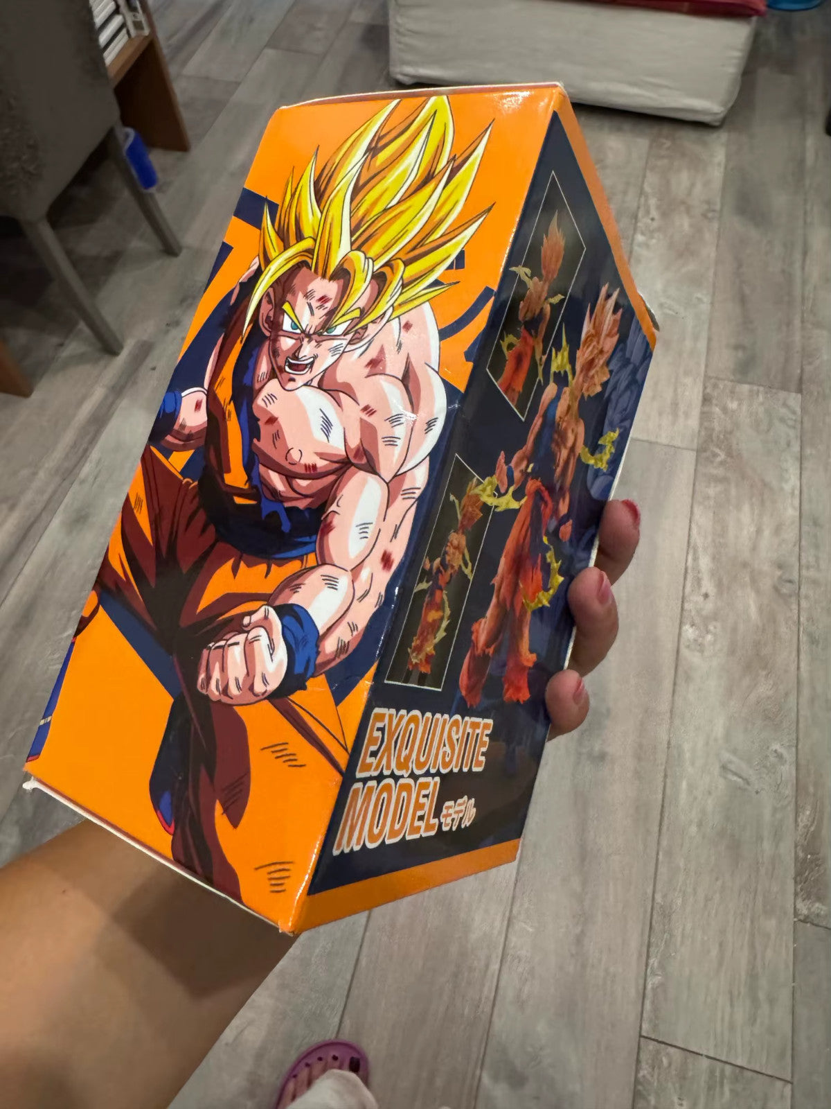 Goku Super Saiyan Action Figure Dragon Ball Z 17cm Statuetta Collezione Anime