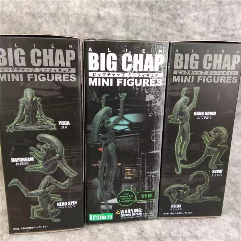 6 pz/set Alien Xenomorph Action Figure CON SCATOLA
