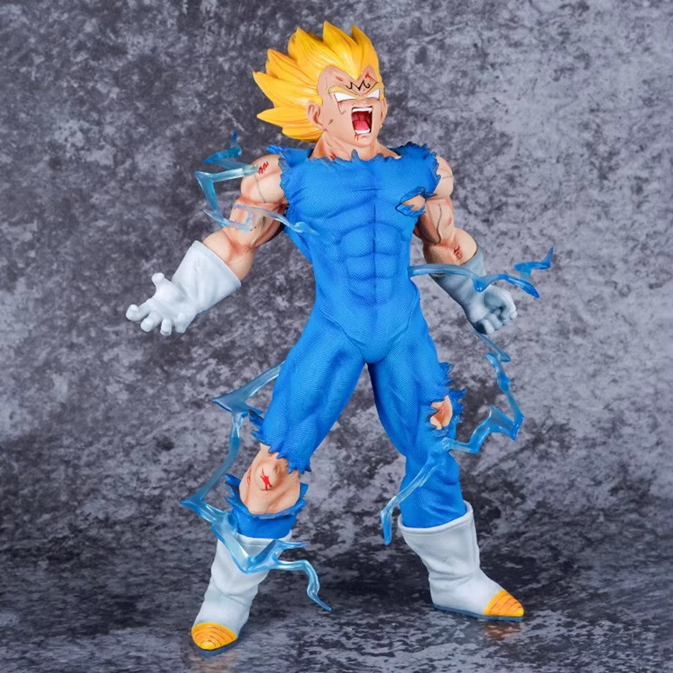 ACTION FIGURE💥 DRAGON BALL Z MAJIN VEGETA SUPER SAYAN 28 CM SPED.GRATUITA
