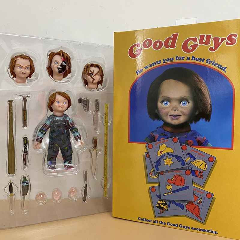 CHUCKY ULTIMATE✅ ACTION FIGURE NECA 10CM CON 🎀SCATOLA ORIGINALE + SPED GRATUITA