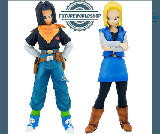 Android 17 e 18 Collection Action Figure ✅CON SCATOLA ORIGINALE