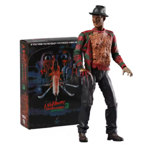NECA Nightmare Freddy Krueger 18CM PVC Action Figure CON SCATOLA + SPED GRATUITA