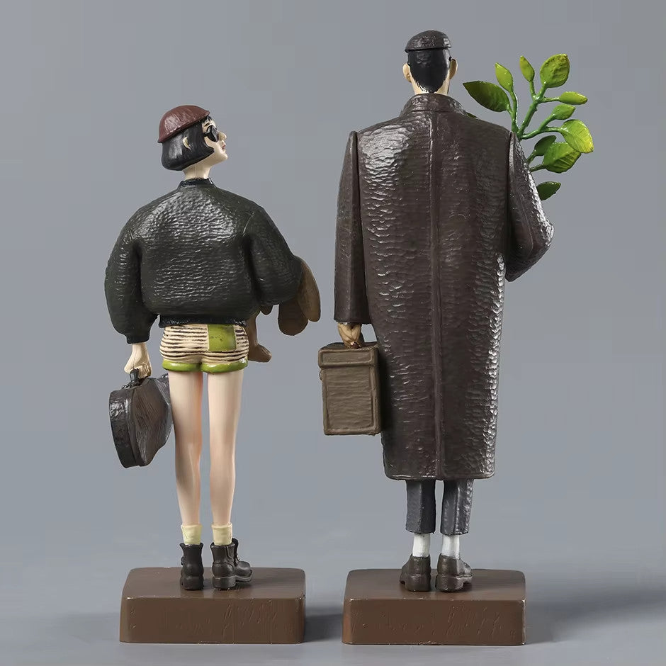 Leon  e Mathilda PVC Action Figure CON SCATOLA ✅ 16cm e 14cm SPED GRATUITA