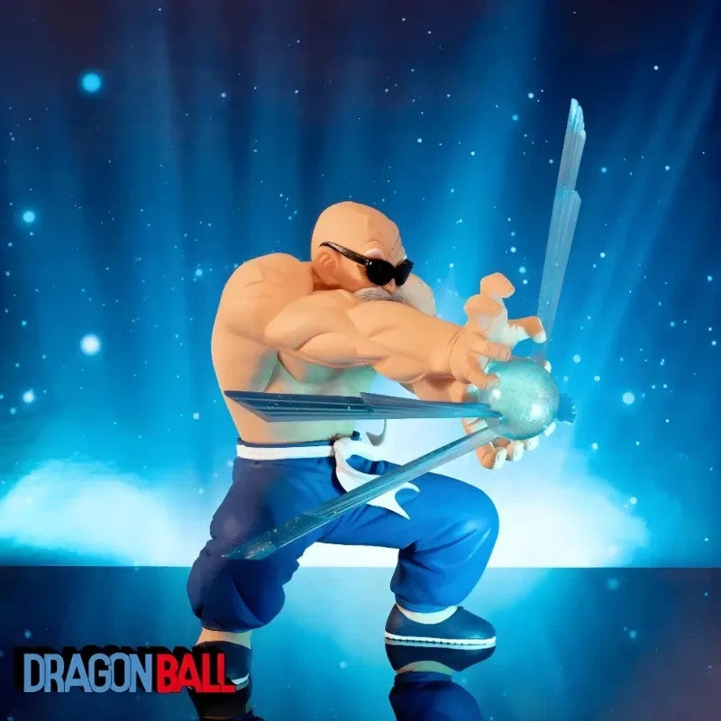 Action Figure Dragon Ball Z Muten Roshi 15CM Kamehameha, Statua Anime in PVC🐢⚡