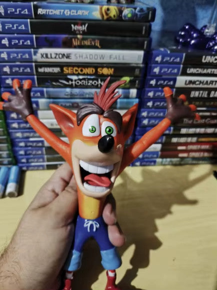 20cm Crash Bandicoot Anime Figure Peripheral Kawaii ✅SPEDIZIONE GRATUITA