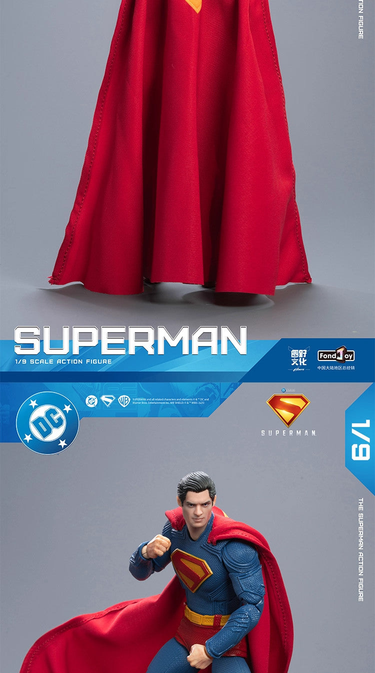 19 cm Fondjoy David Corenswet Superman Action Figure PVC ✅CON SCATOLA