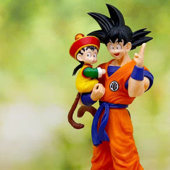 DRAGON BALL Z ACTION FIGURE SON GOKU E GOHAN 29 CM