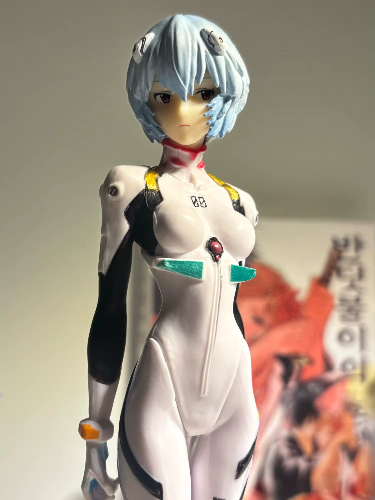 ✅ Rei Ayanami Neon Genesis Evangelion PVC Anime Figure CON SCATOLA SPED.GRATUITA