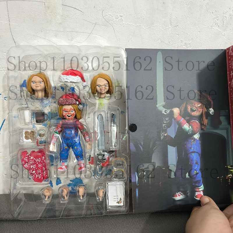CHUCKY ULTIMATE✅ ACTION FIGURE NECA 10CM CON 🎀SCATOLA ORIGINALE + SPED GRATUITA