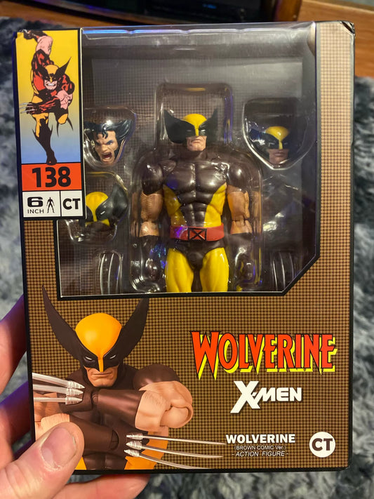 🔥 Mafex 138 Wolverine Deadpool 3 Action Figure PVC Statua da Collezione