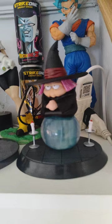 🔮 Uranai Baba Dragon Ball • Figura 16cm in PVC da Collezione Con Illuminazione