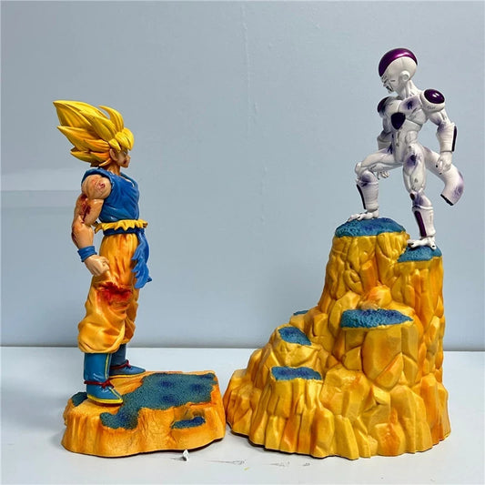 🐉 Dragon Ball Z Action Figure 31cm – Goku SSJ vs Freezer Anime