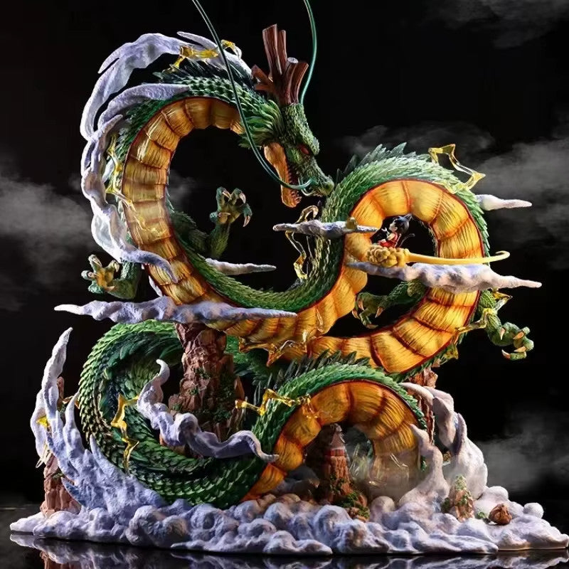 ✅Dragon Ball Shenron & Goku Action Figure 24CM PVC CON SCATOLA🚛 +SPED GRATUITA