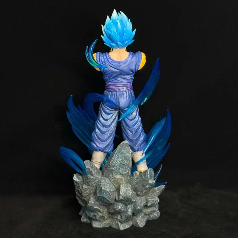 33CM Anime Dragon Ball Z Vegetto Super Saiyan Blue Figure Gk