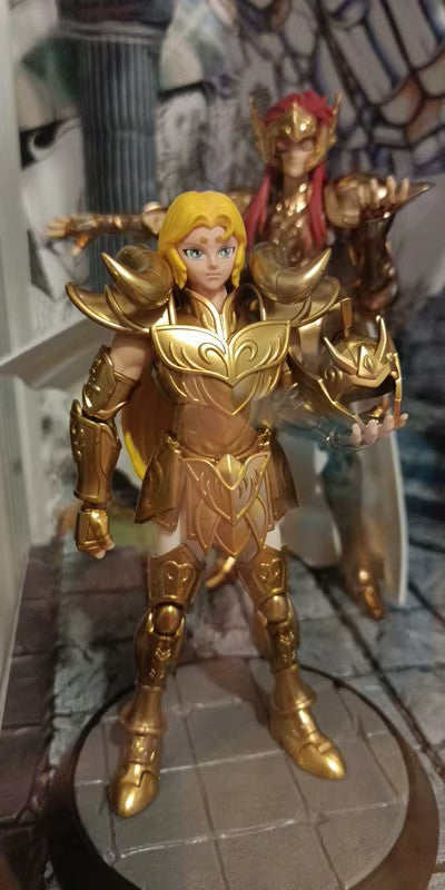 Saint Seiya CAVALIERI DELLO ZODIACO Action Figure Milo Mu Aiolia +ORIGINAL BOX