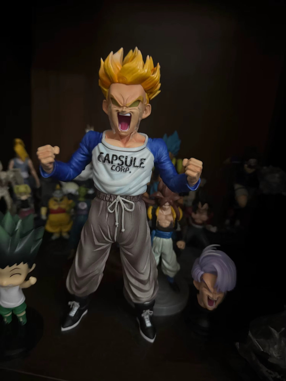 TRUNKS 24 CM SUPER SAYAN ACTION FIGURE DRAGON BALL Z Con Scatola Original