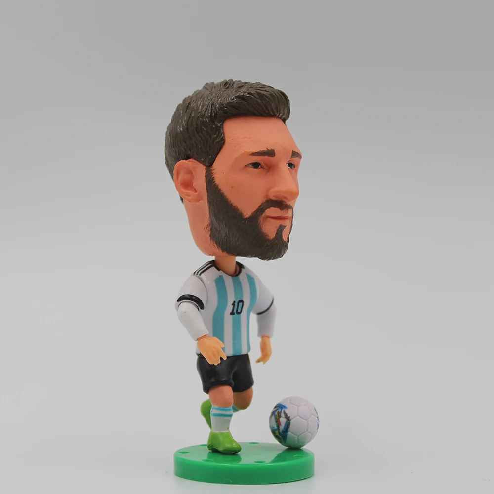 Mondiali 2002 Brasile,Argentina,Croazia,Ronaldo,Messi Action Figure  6.5cm