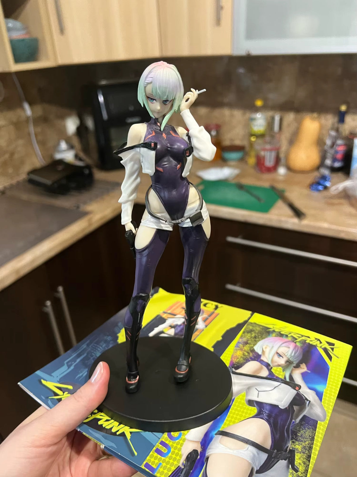 Hot CyberpunK edgerunners Anime Figure #2077 Super Hacker Edge Walker Lucy