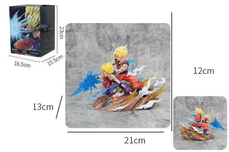 Dragon Ball Z Anime Figure💥 Son Goku Ghoan Kamehameha vs Cell