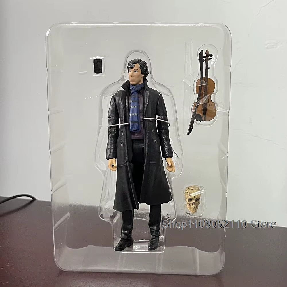 SHERLOCK HOLMES ACTION FIGURE 22 DETECTIVE ✅CON SCATOLA COME IN FOTO